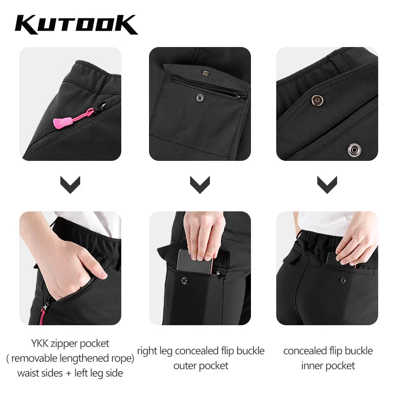 KUTOOK Quick Dry Women Hiking Pants