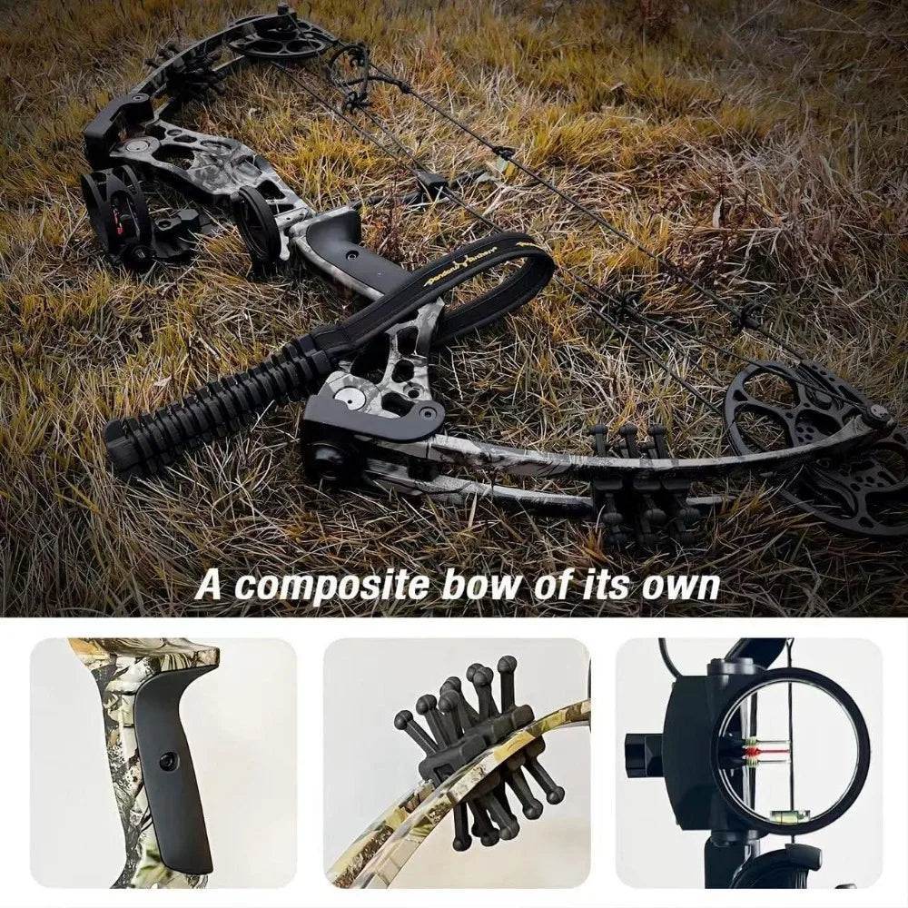 Compound Bow Set 15-45lbs 18"-29" Draw 320 FPS