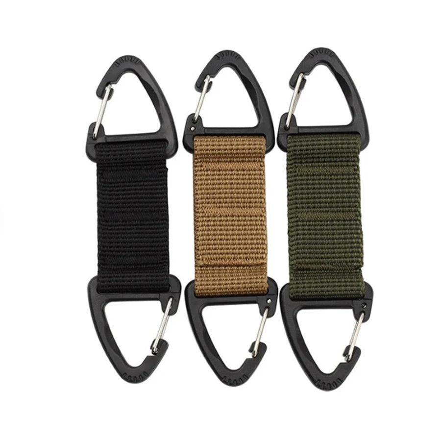 Carabiner Hook Hiking Webbing Buckle Belt Clip