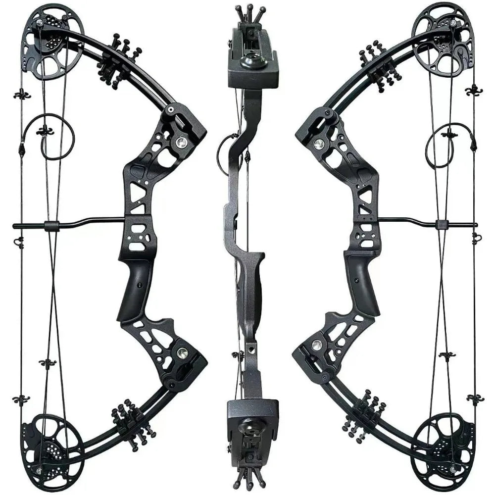 Compound Bow Set 15-45lbs 18"-29" Draw 320 FPS