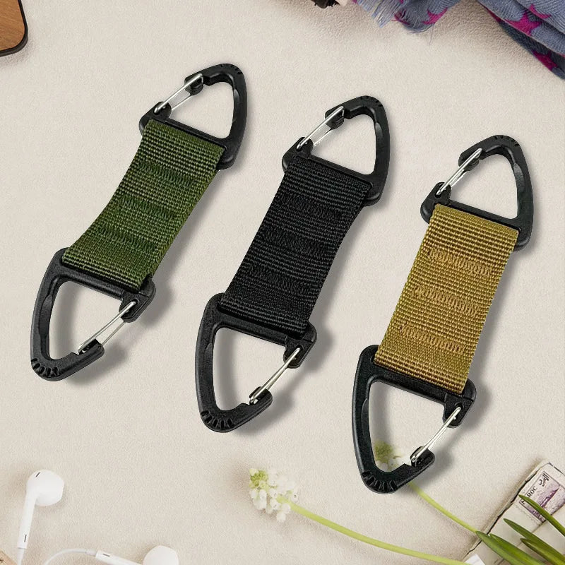 Carabiner Hook Hiking Webbing Buckle Belt Clip